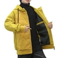 thumbnail image 1 of RUTAYY Children Boys Puffer Jacket Self Heating Winter Long Sleeve Solid Color Down Padded Tops Chic Casual Coat, 1 of 6