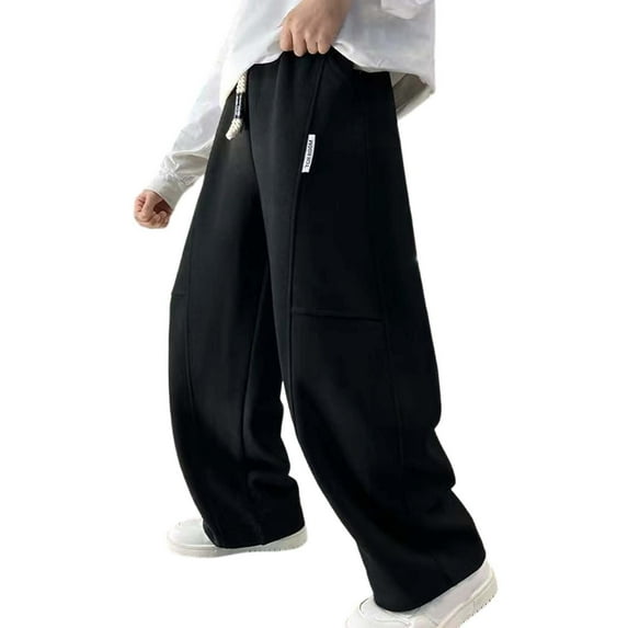 RUTAYY Children Boys Sweatpants Elastic Waist Soft Comfortable Loose Fit Athletic Jogger Pants Casual Vacation Trousers