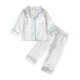 thumbnail image 1 of RUTAYY Children Girls Clothing Sets Long Sleeve Pajama Soft 2-Pack Comfortable Nightwear Loungewear Leisure Outfit Sets, 1 of 6