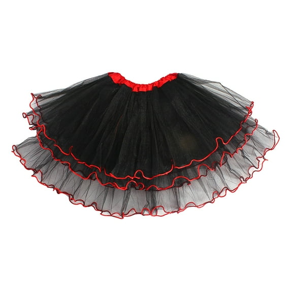 RUTAYY Children Girls Dresses Double Mesh Tutu Dresses Animal Series Show Dress Holiday Vacation Beach, Black, One Size