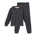thumbnail image 1 of RUTAYY Children Girls Outfit Sets Thermal Underwear Winter Plush Warm Long Sleeve Round Neck Tops and Pants Loungewear Cold Weather Chic Versatile Clothing Sets, 1 of 3