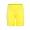 thumbnail image 1 of RUTAYY Children Girls' Shorts Summer Safety Pants With Anti-Exposure Thin Style Casual Comfort, Yellow, 3-4 Years, 1 of 2