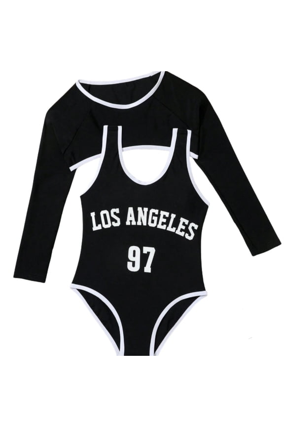 Girl's 2PCS Flower Printing Swimsuit Bathing Suit High Waist Bikini Sets With Cover Up Beach Vacation Hawaii Swimwear Beachwear, 10-11 Years