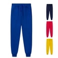 thumbnail image 1 of RUTAYY Girls Jogger Pants Solid Color Drawstring Waist Side Pockets Casual Sport Bottoms Blue, 1 of 5