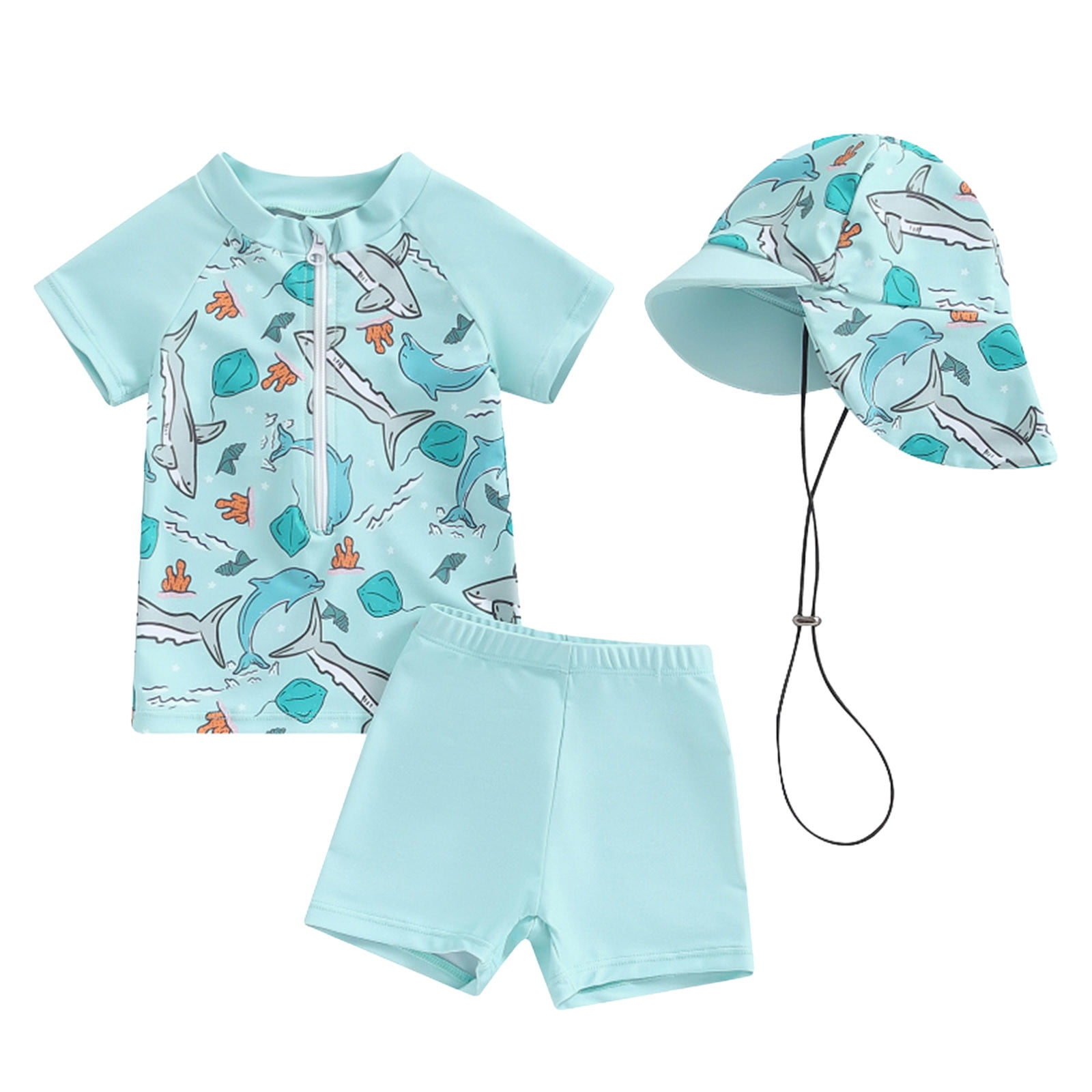 Girl's 3PC Sun & Swim Set