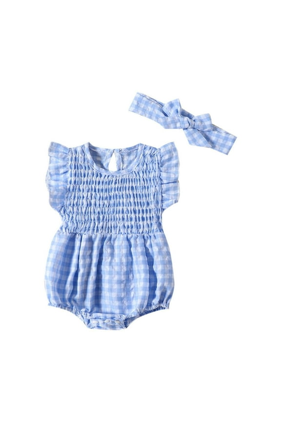 Infant Boys Jumpsuit Soft And Comfortable Bodysuits For Everyday Wear Classic Versatile Onesie, Blue, 0-3 Months