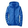 thumbnail image 1 of RUTAYY Men's Hoodies Casual Solid Color Long Sleeve Zipper Outdoor Sport Hooded Coat Daily Wear Classic Trendy Tops, 1 of 3