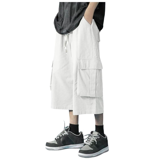 RUTAYY Men's Shorts Denim Shorts Casual with Pockets Drawstring Comfortable Breathable Daily Wear Classic Versatile Shorts