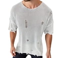 thumbnail image 1 of RUTAYY Men's T-Shirts Crew Neck Short Sleeve Solid Color Tee Shirts Comfortable Everyday Casual Wear Trendy Vacation Tees, 1 of 4