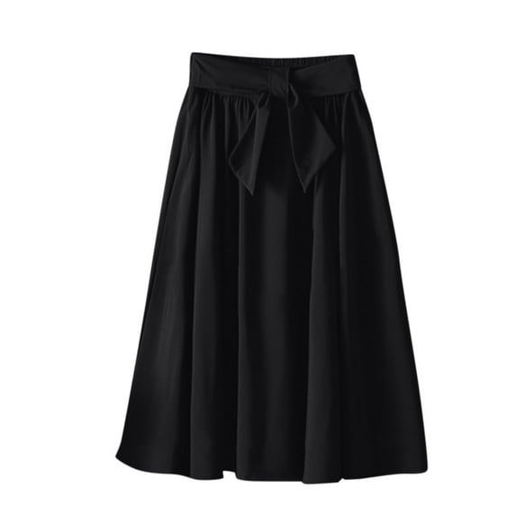 RUTAYY Skirts For Women Long Skirts For Women Bohemian Women Skirts Skirts Ankle Length Women Skirts Plus Size Solid Color Smocked Boho Pleated Skirts