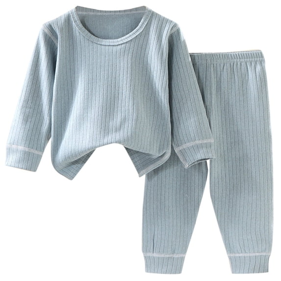 RUTAYY Girls Clothing Sets Comfortable Round Neck Long Sleeve Layering Top and Bottom Homewear Casual Daily Wear Leisure Trendy Outfit Sets