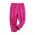 thumbnail image 1 of RUTAYY Toddler Boys Girls Flannel Clothes Pants Winter Warm Soft Fuzzy Homewear With Plush Sweatpants Trouser Stylish Infants Pants, 1 of 4