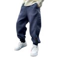 thumbnail image 1 of RUTAYY Toddler Boys Sweatpants Athletic Workout Kids Clothes Boys Joggers With Zipper Pocket And Drawstring Trouser Cute Infants Pants, 1 of 9