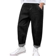 thumbnail image 1 of RUTAYY Toddler Boys Wide Leg Jeans Loose Fit Denim Vintage Trousers Casual Jeans Streetwear Pants Trendy Pants, 1 of 8