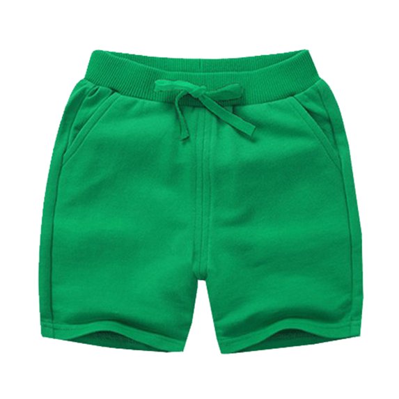RUTAYY Toddler Child Boys Girls Casual Solid Color Shorts Summer Holiday Beach Pants Sport Shorts Trouser Stylish Pants