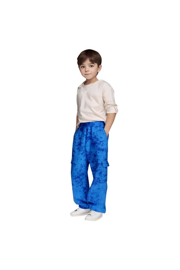 Toddler Children Batik Fashion Overalls Boys Trouser Comfort Pants