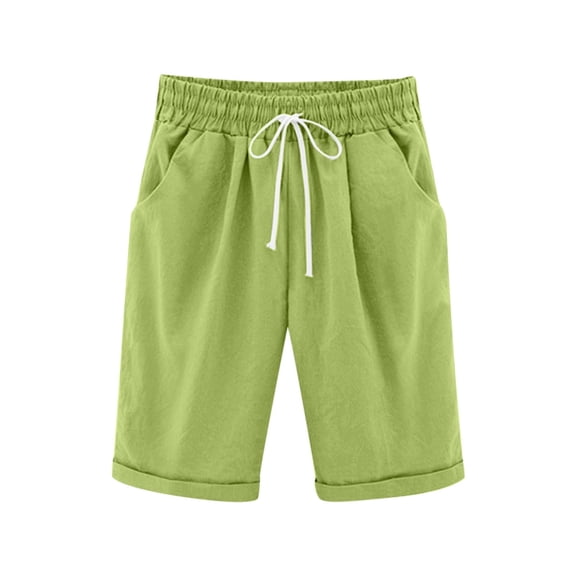 RUTAYY Toddler Children Casual Thin Outerwear Elastic Waistband Loose Knee Length Pants Kids Trouser Breathable Pants