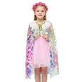 thumbnail image 1 of RUTAYY Toddler Girls Bling Princess Cape Shawl Sequined Sequins Party Wear Leisure Trendy Coat, 1 of 8