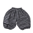 thumbnail image 1 of RUTAYY Toddler Girls Long Pants Elastico Casual Holiday Plaid Solid Color Trousers Soft Comfortable Elegant Fashion Trousers, 1 of 5