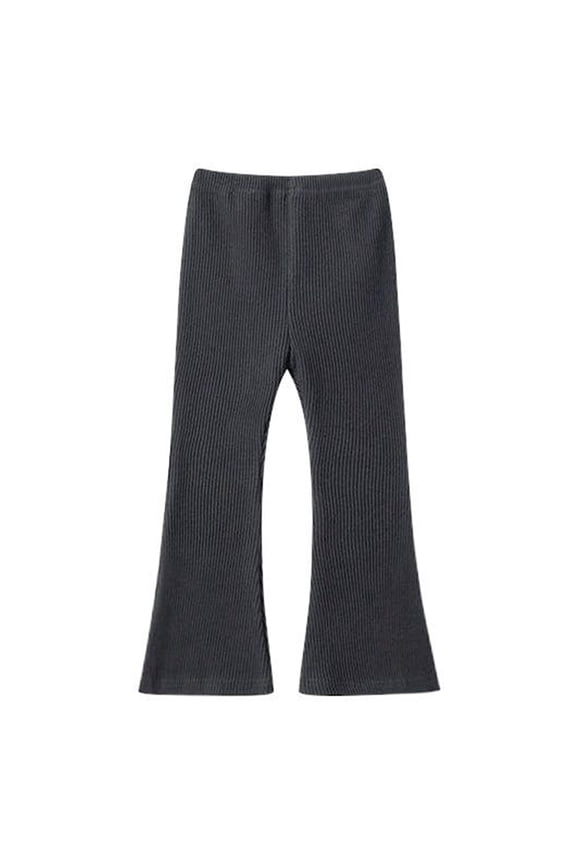 Toddler Micro Flare Pants Girl's Stretch Outer Layer Leggings Trouser Soft Pants