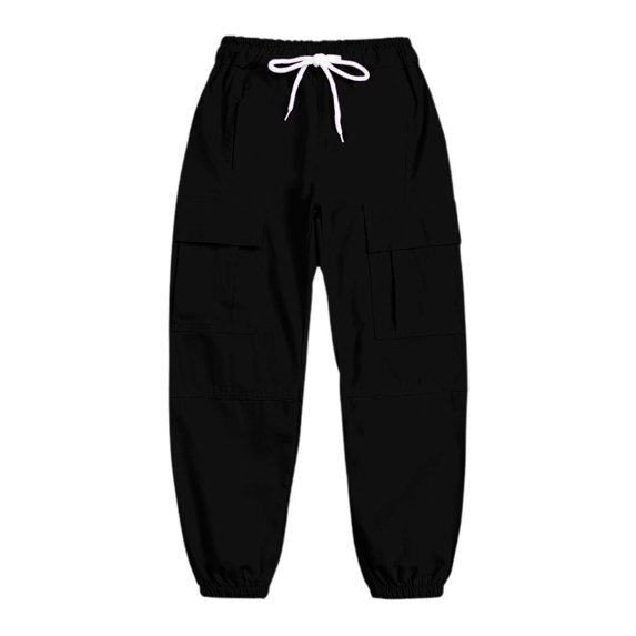 RUTAYY Toddler Stylish Boys Cargo Pants Everyday Comfortable And Versatile For Active Kids 3-11 Elastic Waist For Easy Movement Trouser Cozy Pants