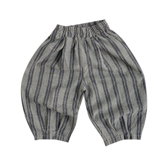 RUTAYY Toddler Vertical Striped Pants Loose Slacks For Kids Trouser Versatile Infants Pants
