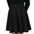 thumbnail image 1 of RUTAYY Women Fashion Casual Mini Solid Color Half Skirt Sun Skirt Pleated Skirt Smocked Boho Pleated Skirts, 1 of 5