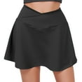 thumbnail image 1 of RUTAYY Women Pleated 2 In 1 Tennis Skirt With Pockets Shorts High Waisted Athletic Skorts Workout Sports Skirts Solid Color Flowy Swing Skirts, 1 of 6