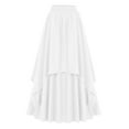 thumbnail image 1 of RUTAYY Women Retro Gothic Style Skirt Solid Color Smocked Boho Pleated Skirts, 1 of 4