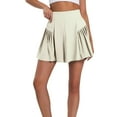 thumbnail image 1 of RUTAYY Women Sports Short Badminton Skirt Yoga Running Tennis Skirt Solid Color Casual Travel Skirts, 1 of 3