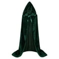 thumbnail image 1 of RUTAYY Women's Cape Halloween Solid Color Hooded Performance Party Soft Comfortable Long Robe Classic Versatile Tops, 1 of 2