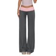 thumbnail image 1 of RUTAYY Women's Casual Pants Elastic Waist Joggers Wide Leg Soft Comfortable Streetwear Athletic Wear Fashion Playful Trousers, 1 of 4