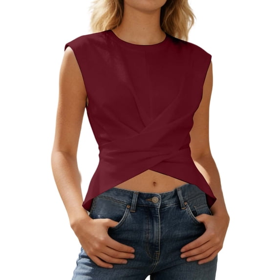 RUTAYY Women's T-Shirt Slim Fit Short Sleeve Solid Color Tops with Back Straps Everyday Wear Holiday Chic Tees
