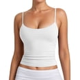 thumbnail image 1 of RUTAYY Women's Vest Round Neck Solid Color Adjustable Summer Sleeveless Basic Layer Tops Elegant Holiday Tank Tops, 1 of 6