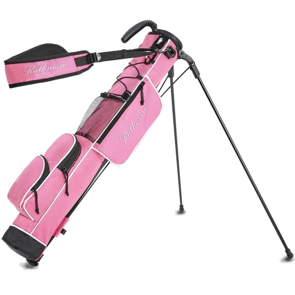 RUTHNISSI Golf Stand Bag, Lightweight Golf Easy Carry Bag with Padded StrapDurable Pitch n Putt Golf Bag , Practice Ranger Sunday Golf Bag for Men&Women