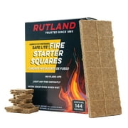 RUTLAND Safe Lite® Fire Starter Squares, 144 count