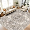 thumbnail image 1 of RUUGME Washable 8x10 Area Rugs - Large Rugs for Living Room Stain Resistant Carpet Vintage Rugs for Bedroom with Non Slip Backing Home Decor Floor Decoration Mat (8x10 Beige), 1 of 7