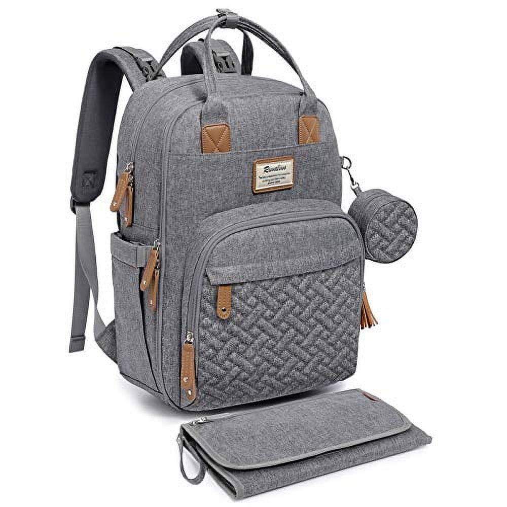 RUVALINO Diaper Bag Backpack Large Multifunctional Travel Bag