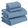 thumbnail image 1 of RUVANTI 100% Cotton Flannel Sheets Full Size - 4 Piece Warm, Soft & Breathable, Deep Pocket, Double Brushed Cozy All Season Bedding Set, Coronet Blue, 1 of 7