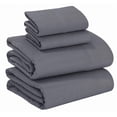 thumbnail image 1 of RUVANTI 100% Cotton Flannel Sheets Full Size - 4 Piece Warm, Soft & Breathable, Deep Pocket, Double Brushed Cozy All Season Bedding Set, Dark Grey, 1 of 7