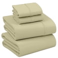 thumbnail image 1 of RUVANTI 100% Cotton Sheets – Full Size Percale Bedding, Cooling & Breathable, Durable with a Crisp, Soft & Comfortable Feel, 16" Deep Pocket, 4-Piece Set, Sage Green, 1 of 7