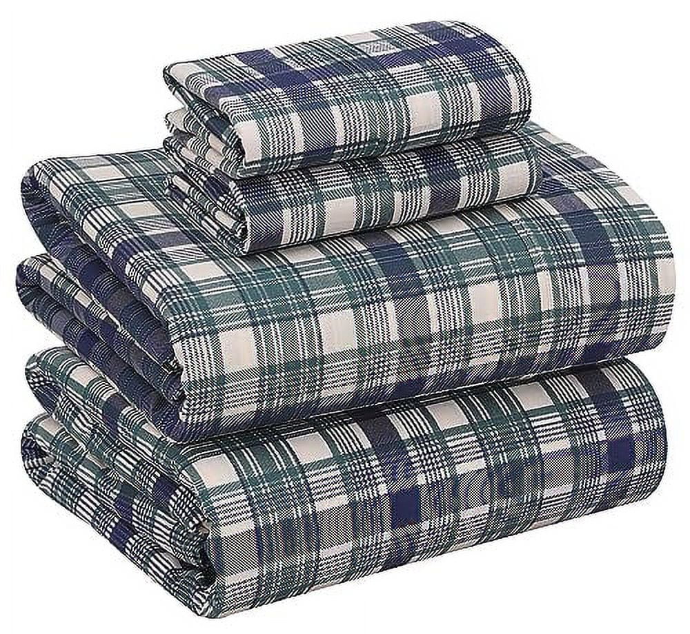 RUVANTI 100 Cotton Sheets for Queen Size Bed Crispy Cooling Percale