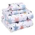 thumbnail image 1 of RUVANTI 100% Cotton Sheets – Queen Size Percale Bedding, Cooling & Breathable Floral Design, Durable with a Crisp, Soft & Comfortable Feel, 16" Deep Pocket, 4-Piece Set, Fault Star, 1 of 8