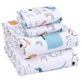 thumbnail image 1 of RUVANTI 100% Cotton Sheets – Queen Size Percale Bedding, Cooling & Breathable, Durable with a Crisp, Soft & Comfortable Feel, 16" Deep Pocket, 4-Piece Set, Puppy Me, 1 of 8