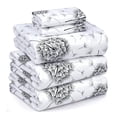 thumbnail image 1 of RUVANTI 100% Cotton Sheets – Split King Size Percale Bedding, Cooling & Breathable Floral Design, Durable with a Crisp, Soft & Comfortable Feel, 16" Deep Pocket, 5-Piece Set, Dandelion, 1 of 9