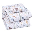 thumbnail image 1 of RUVANTI 100% Cotton Sheets – Twin Size Percale Bedding, Cooling & Breathable Floral Design, Durable with a Crisp, Soft & Comfortable Feel, 16" Deep Pocket, 3-Piece Set, Fern Class, 1 of 10