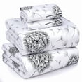 thumbnail image 1 of RUVANTI 100% Cotton Sheets – Twin XL Size Percale Bedding, Cooling & Breathable Floral Design, Durable with a Crisp, Soft & Comfortable Feel, 16" Deep Pocket, 3-Piece Set, Dandelion, 1 of 9