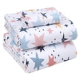 thumbnail image 1 of RUVANTI 100% Cotton Sheets – Twin Size Percale Bedding, Cooling & Breathable Floral Design, Durable with a Crisp, Soft & Comfortable Feel, 16" Deep Pocket, 3-Piece Set, Fault Star, 1 of 8