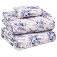 thumbnail image 1 of RUVANTI 100% Cotton Sheets – Twin XL Size Percale Bedding, Cooling & Breathable Floral Design, Durable with a Crisp, Soft & Comfortable Feel, 16" Deep Pocket, 3-Piece Set, Maple, 1 of 6