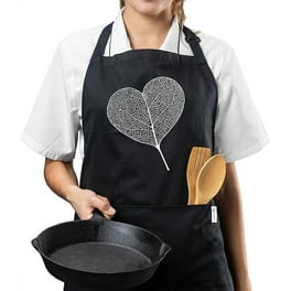 Cross-Back Apron, Charcoal Black, Men, Women, Canvas, Chefs Standard - 34L x 30W / Bundle of 10 - Volume Priced - Up to 12% Savings